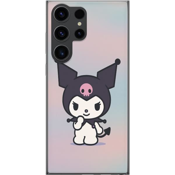 Samsung Galaxy S24 Ultra Gennemsigtig cover Kawaii Sanrio Kuromi
