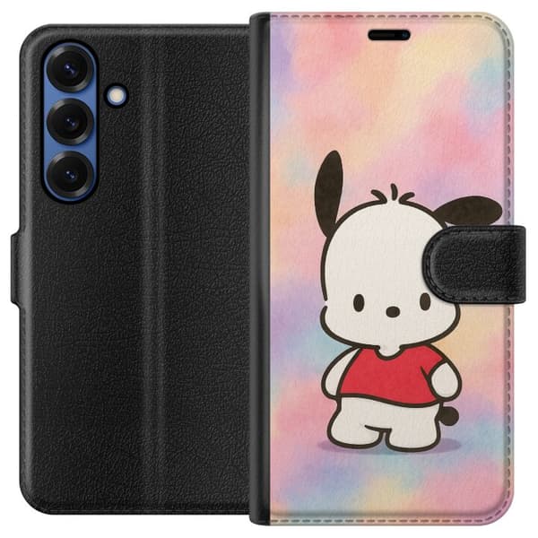 Samsung Galaxy S25+ Lompakkokotelo Kawaii Sanrio Pochacco