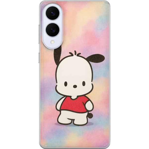 Samsung Galaxy S25 Edge Genomskinligt Skal Kawaii Sanrio Pochacco