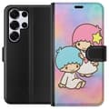Miniatyrbild 1 av 3: Samsung Galaxy S25 Ultra Plånboksfodral Kawaii Sanrio Kiki Lola Little Twin Stars
