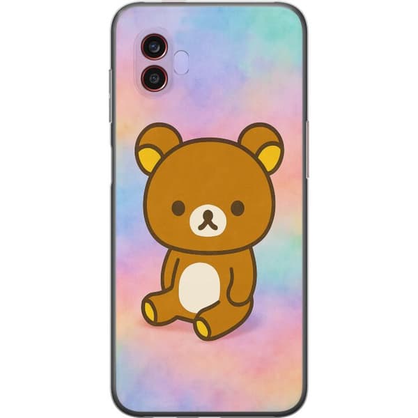 Samsung Galaxy Xcover6 Pro Genomskinligt Skal Kawaii Sanrio Rilakkuma