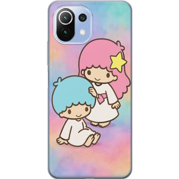 Xiaomi 11 Lite 5G NE Gjennomsiktig deksel Kawaii Sanrio Kiki Lola Little Twin Stars