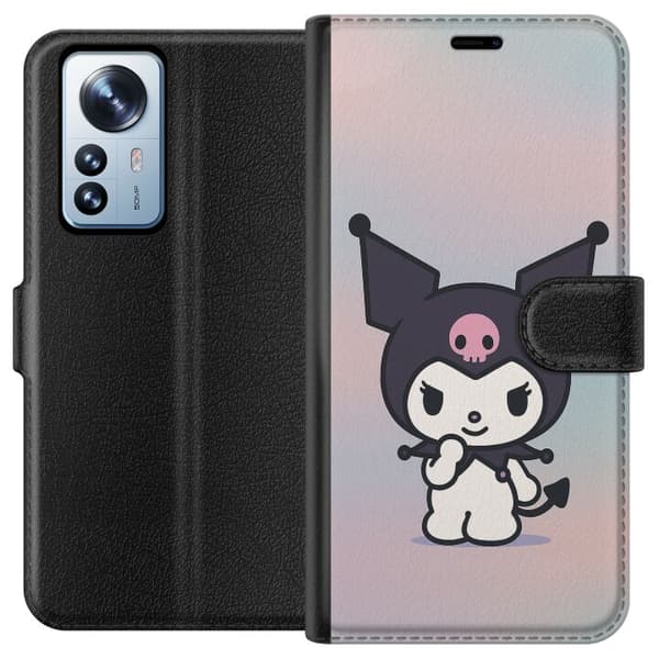 Xiaomi 12 Pro Plånboksfodral Kawaii Sanrio Kuromi