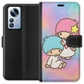 Miniatyrbillede 1 af 3: Xiaomi 12 Pro Tegnebogsetui Kawaii Sanrio Kiki Lola Little Twin Stars