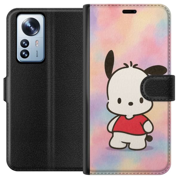 Xiaomi 12 Pro Plånboksfodral Kawaii Sanrio Pochacco
