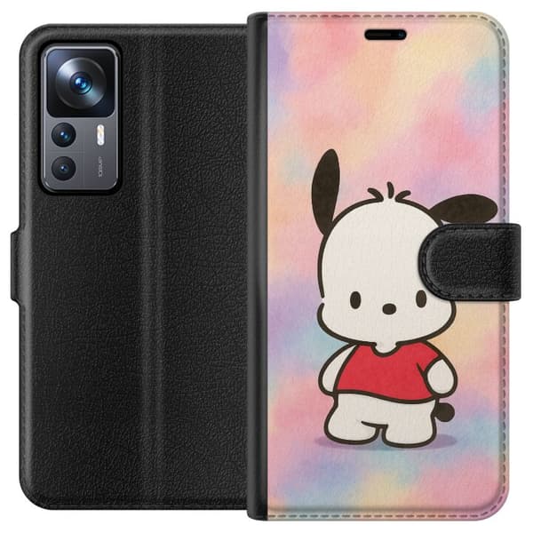 Xiaomi 12T Pro Tegnebogsetui Kawaii Sanrio Pochacco