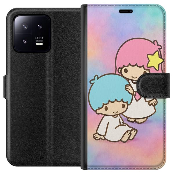 Xiaomi 13 Tegnebogsetui Kawaii Sanrio Kiki Lola Little Twin Stars