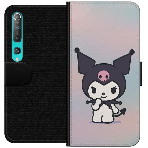 Xiaomi Mi 10 5G Lompakkokotelo Kawaii Sanrio Kuromi