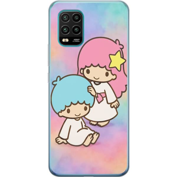 Xiaomi Mi 10 Lite 5G Genomskinligt Skal Kawaii Sanrio Kiki Lola Little Twin Stars