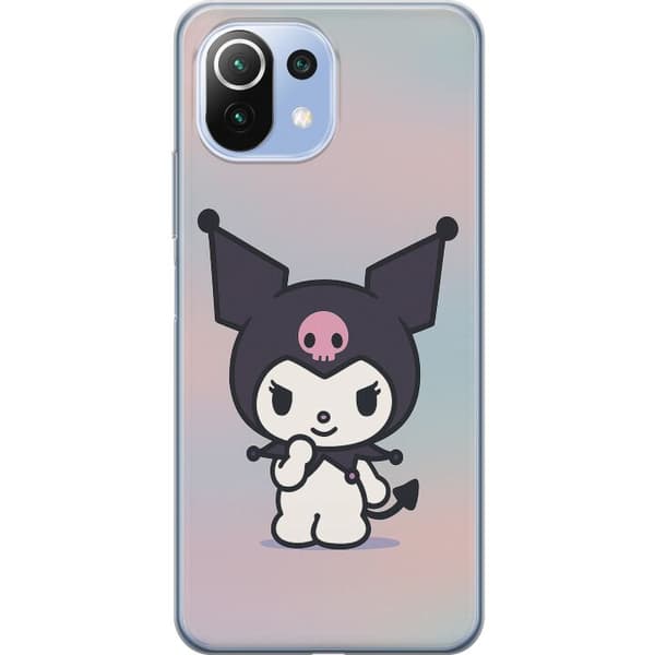 Xiaomi Mi 11 Lite Läpinäkyvä kuori Kawaii Sanrio Kuromi