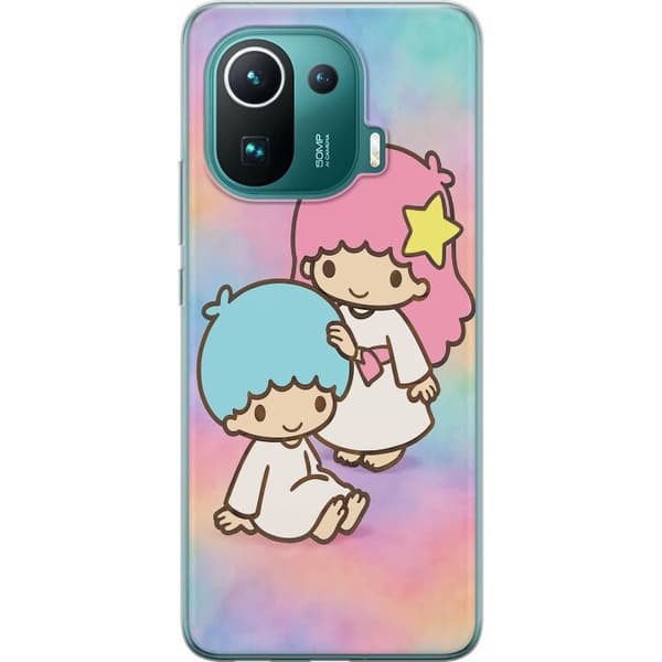 Xiaomi Mi 11 Pro Läpinäkyvä kuori Kawaii Sanrio Kiki Lola Little Twin Stars