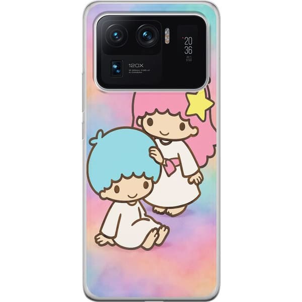 Xiaomi Mi 11 Ultra Läpinäkyvä kuori Kawaii Sanrio Kiki Lola Little Twin Stars