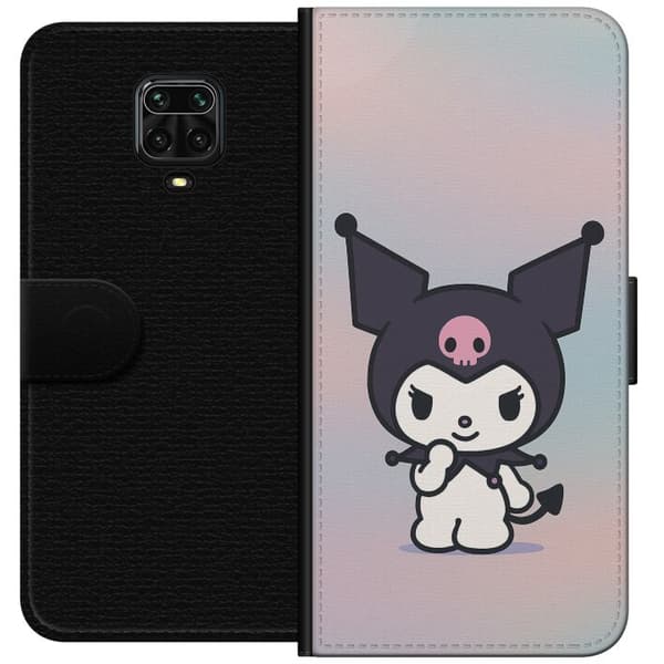 Xiaomi Redmi Note 9 Pro Tegnebogsetui Kawaii Sanrio Kuromi