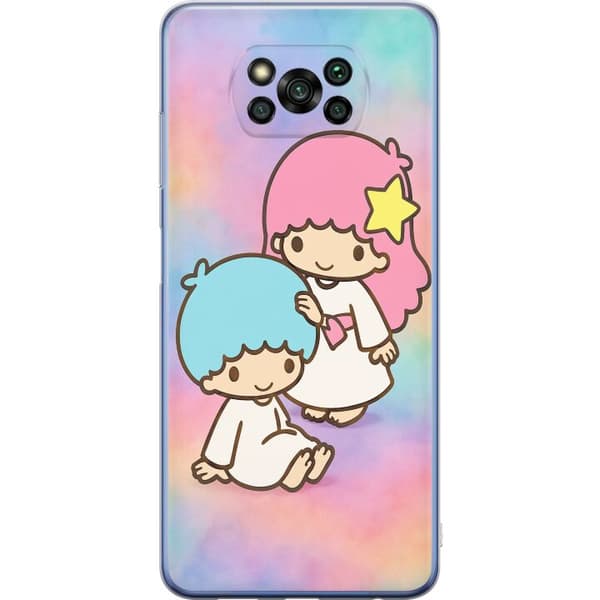 Xiaomi Poco X3 Pro Gennemsigtig cover Kawaii Sanrio Kiki Lola Little Twin Stars