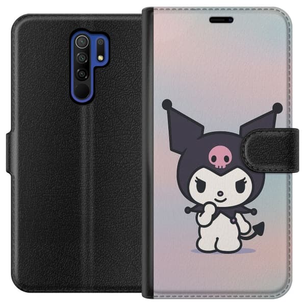Xiaomi Redmi 9 Tegnebogsetui Kawaii Sanrio Kuromi