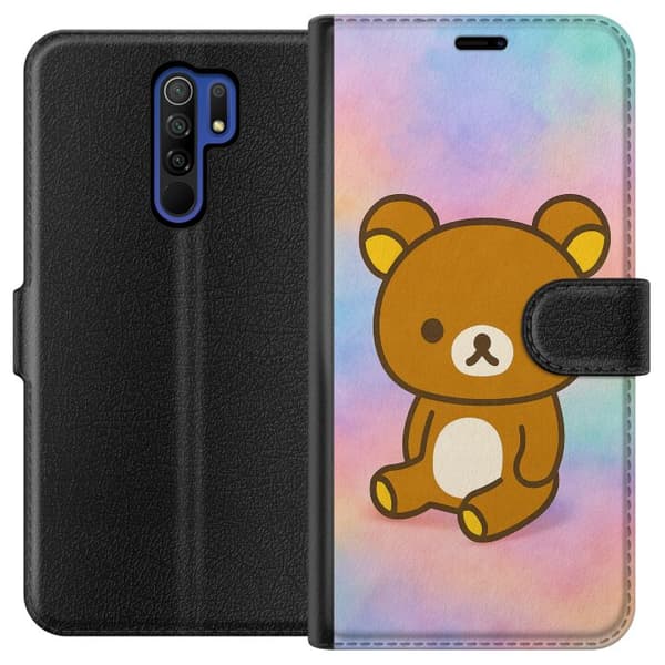 Xiaomi Redmi 9 Tegnebogsetui Kawaii Sanrio Rilakkuma