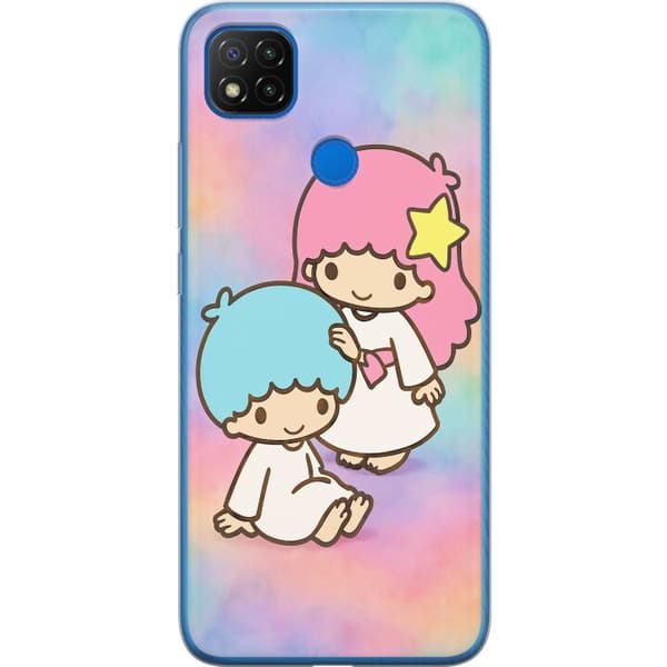 Xiaomi Redmi 9C Läpinäkyvä kuori Kawaii Sanrio Kiki Lola Little Twin Stars