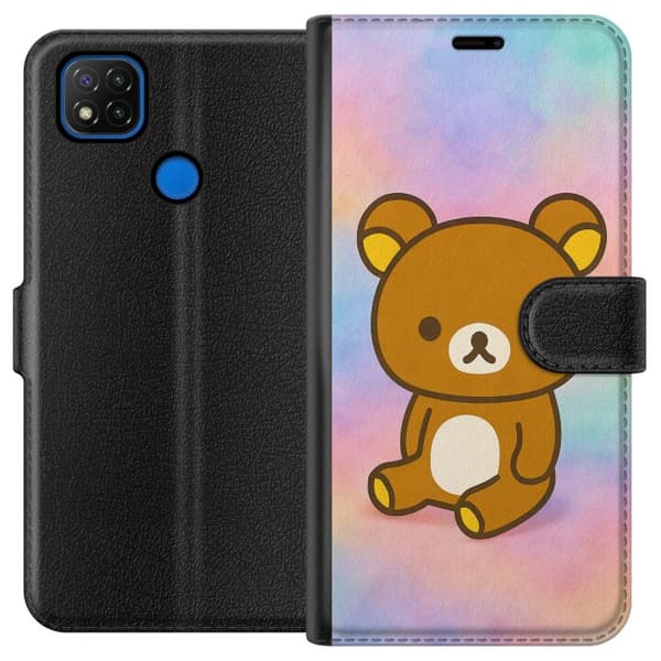 Xiaomi Redmi 9C Tegnebogsetui Kawaii Sanrio Rilakkuma