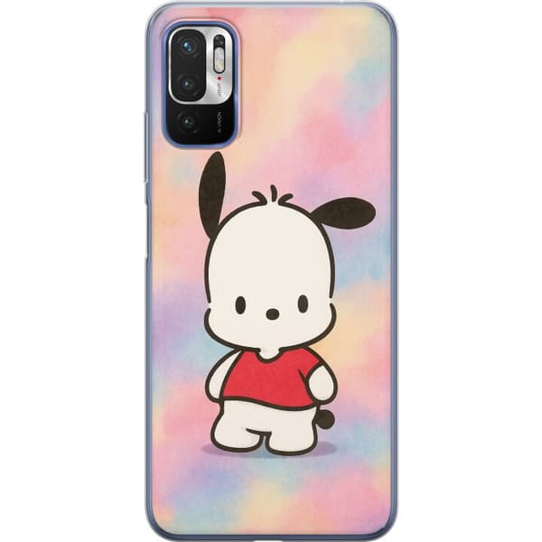 Xiaomi Redmi Note 10 5G Gennemsigtig cover Kawaii Sanrio Pochacco