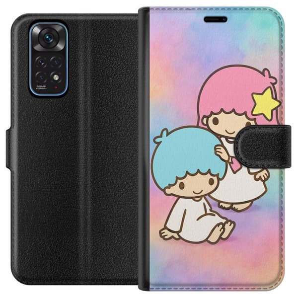 Xiaomi Redmi Note 11 Plånboksfodral Kawaii Sanrio Kiki Lola Little Twin Stars