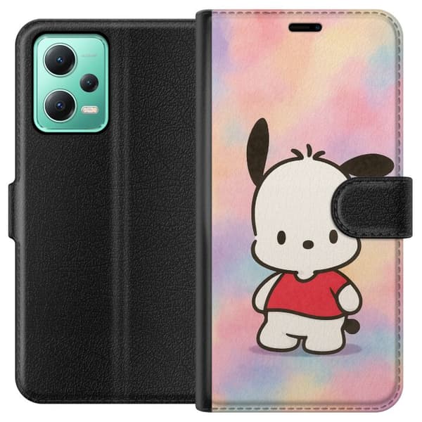 Xiaomi Redmi Note 12 Tegnebogsetui Kawaii Sanrio Pochacco