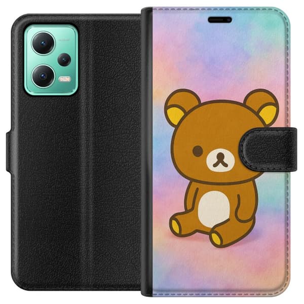 Xiaomi Redmi Note 12 Tegnebogsetui Kawaii Sanrio Rilakkuma