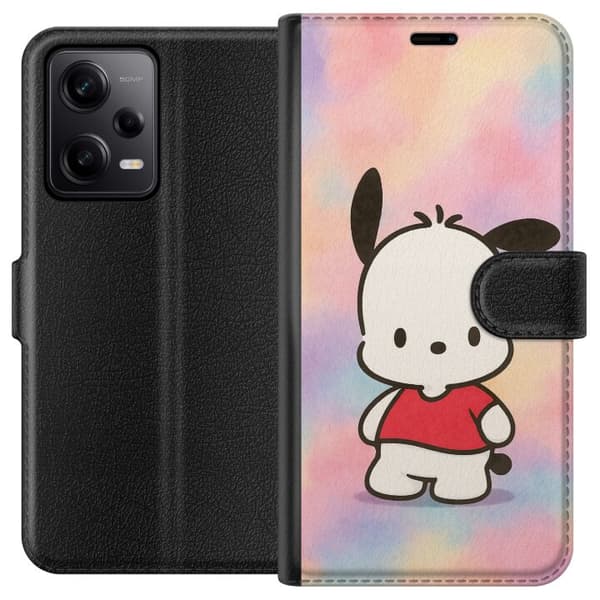 Xiaomi Redmi Note 12 Pro Tegnebogsetui Kawaii Sanrio Pochacco