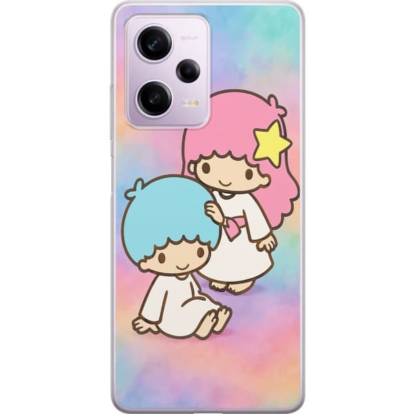 Xiaomi Redmi Note 12 Pro Gennemsigtig cover Kawaii Sanrio Kiki Lola Little Twin Stars