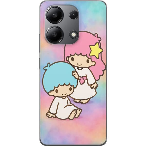 Xiaomi Redmi Note 13 4G Läpinäkyvä kuori Kawaii Sanrio Kiki Lola Little Twin Stars
