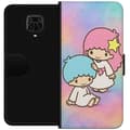 Miniatyrbillede 1 af 3: Xiaomi Redmi Note 9S Tegnebogsetui Kawaii Sanrio Kiki Lola Little Twin Stars