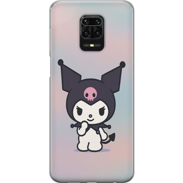 Xiaomi Redmi Note 9S Läpinäkyvä kuori Kawaii Sanrio Kuromi