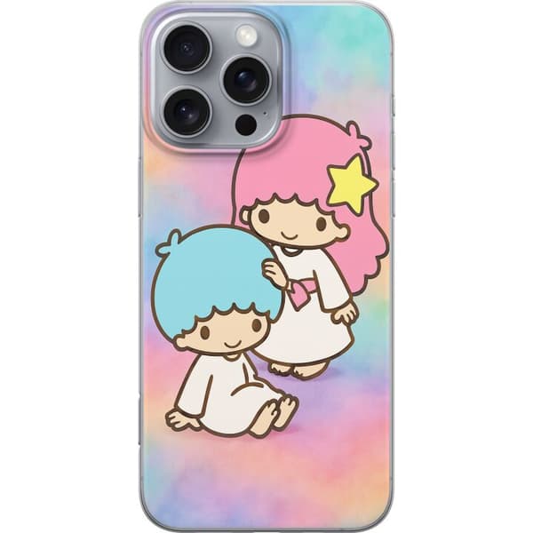 Apple iPhone 16 Pro Max Gjennomsiktig deksel Kawaii Sanrio Kiki Lola Little Twin Stars