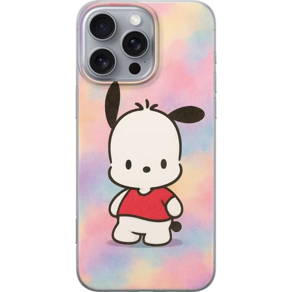 Apple iPhone 16 Pro Max Läpinäkyvä kuori Kawaii Sanrio Pochacco