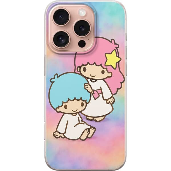 Apple iPhone 16 Pro Gennemsigtig cover Kawaii Sanrio Kiki Lola Little Twin Stars