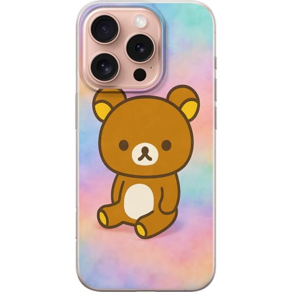 Apple iPhone 16 Pro Genomskinligt Skal Kawaii Sanrio Rilakkuma
