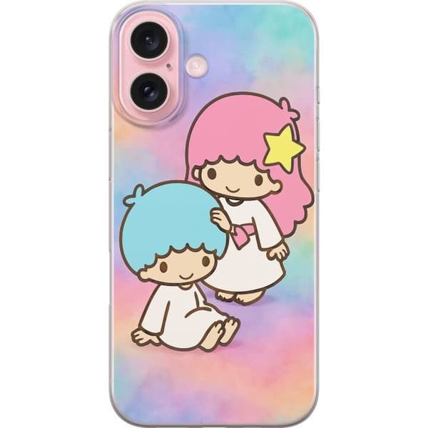 Apple iPhone 16 Läpinäkyvä kuori Kawaii Sanrio Kiki Lola Little Twin Stars