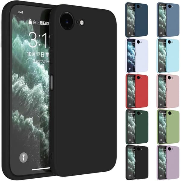 Iphone 16e skal mobilskal silikon / TPU
