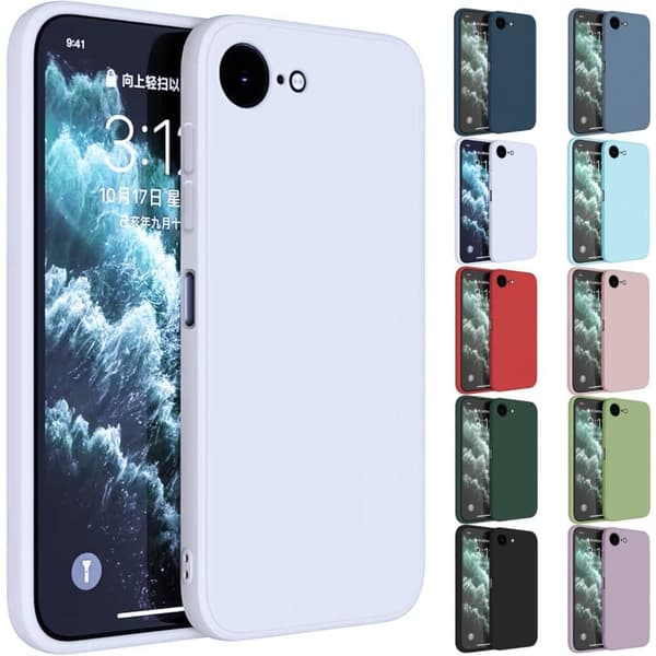 Iphone 16e skal mobilskal silikon / TPU