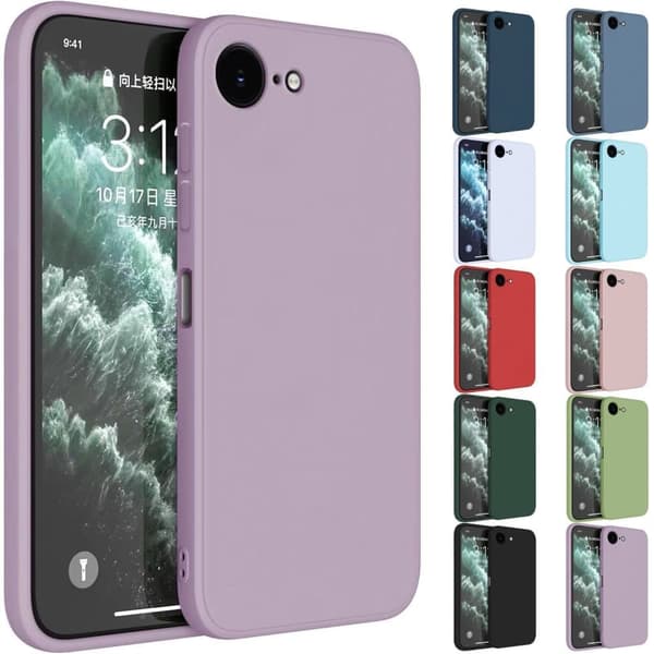 Iphone 16e skal mobilskal silikon / TPU