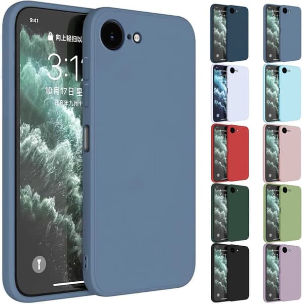Iphone 16e skal mobilskal silikon / TPU