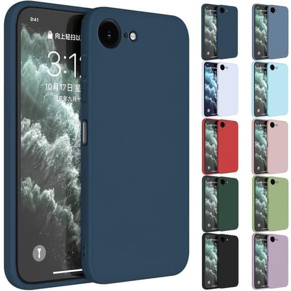 Iphone 16e skal mobilskal silikon / TPU