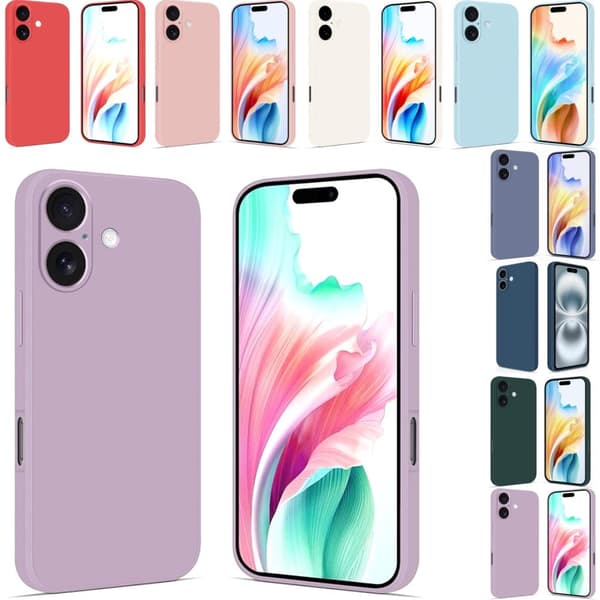 Iphone 16 skal mobilskal silikon / TPU