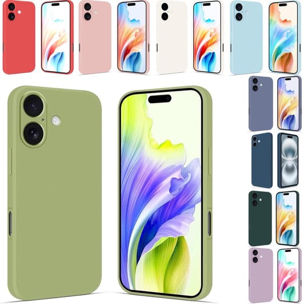 Iphone 16 skal mobilskal silikon / TPU
