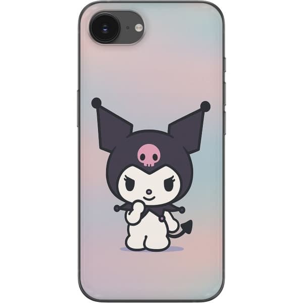 Apple iPhone 16e Genomskinligt Skal Kawaii Sanrio Kuromi