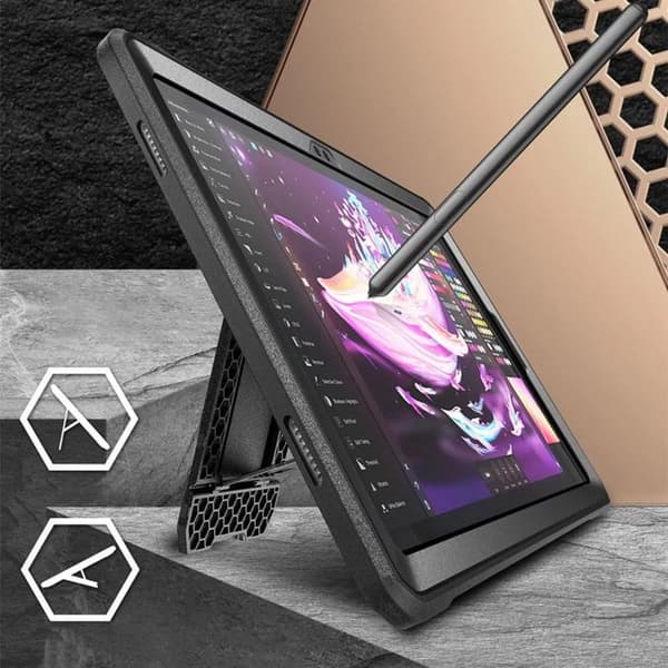 Coque för Samsung Galaxy Tab A9 Plus - Unicorn Beetle Pro Supcase - Svart