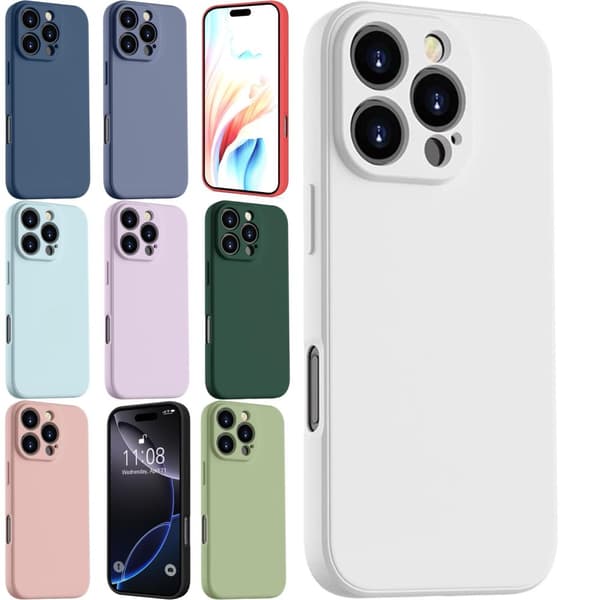 Iphone 16 Pro Max skal mobilskal silikon / TPU