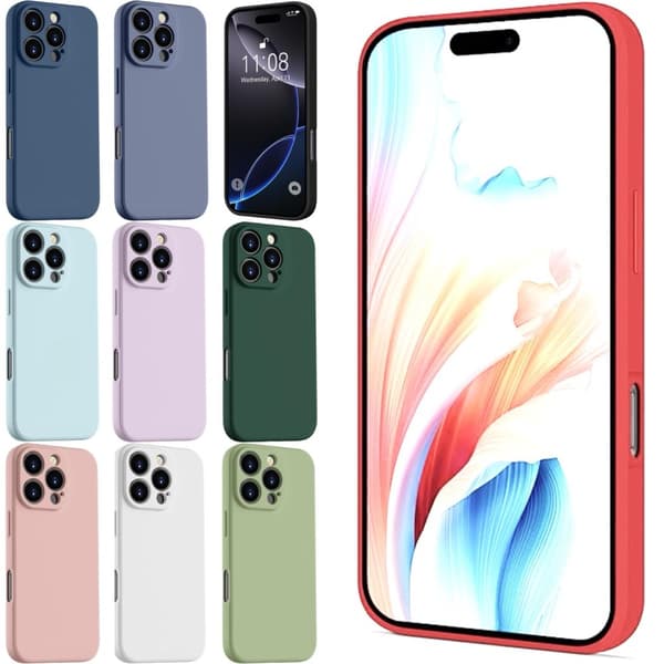 Iphone 16 Pro Max skal mobilskal silikon / TPU