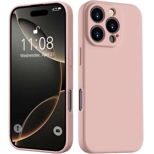 Iphone 16 Pro Max skal mobilskal silikon / TPU