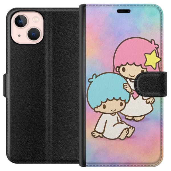 Apple iPhone 13 Plånboksfodral Kawaii Sanrio Kiki Lola Little Twin Stars
