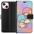 Miniatyrbild 1 av 3: Apple iPhone 13 Plånboksfodral Kawaii Sanrio Kiki Lola Little Twin Stars